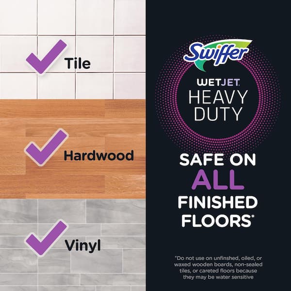Swiffer WetJet 42.2 oz. Multi-Purpose Hardwood Floor Cleaner Solution Refill  (2-Count, 3-Pack) 079168938875 - The Home Depot