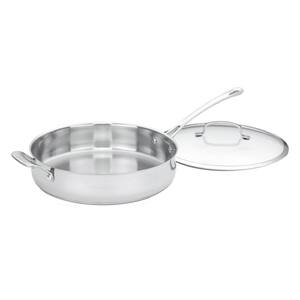 Contour 5 qt. Stainless Steel Saute Pan with Glass Lid