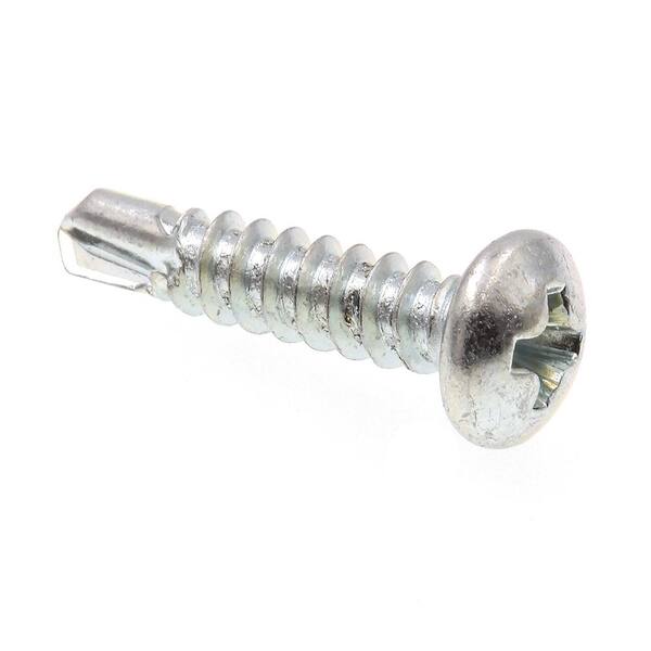 PrimeLine 8 x 3/4 in. Zinc Plated Case Hardened Steel Phillips Drive