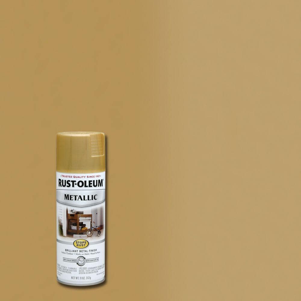 11 oz. Metallic Gold Rush Protective Spray Paint (6-pack)