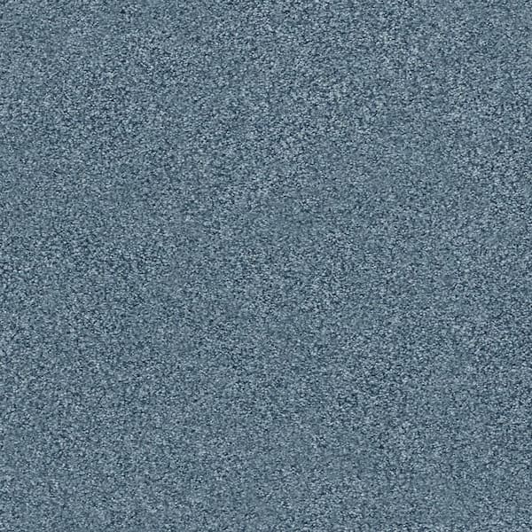 Lifeproof Karma II - Nautica - Blue 50.5 oz. Nylon Texture Installed Carpet