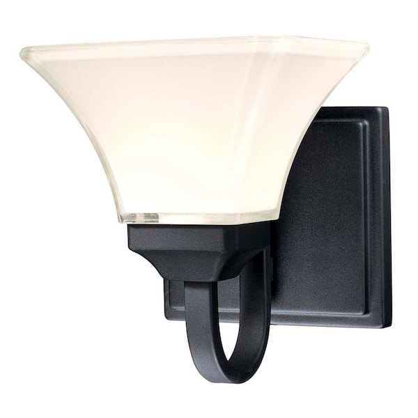 Minka Lavery Agilis 1-Light Black Bath Light