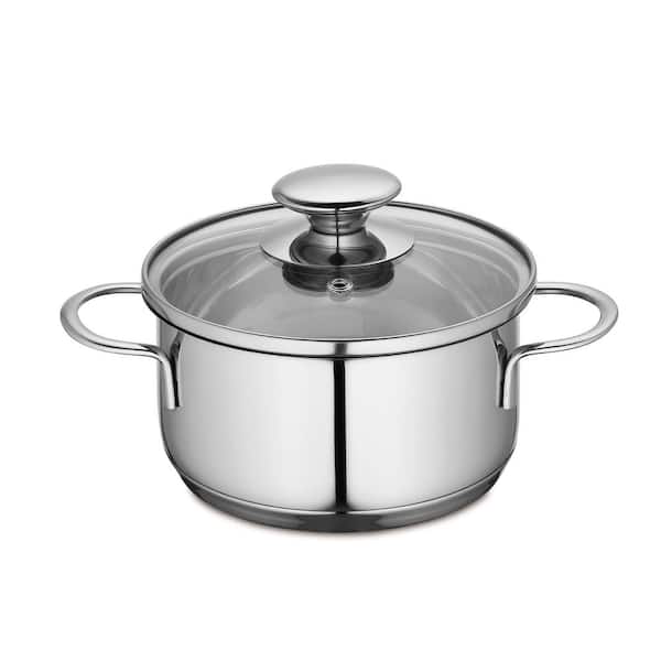 Kuchenprofi 1 qt. Stainless Steel Stock Pot with Glass Lid