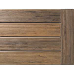 Timber Tech 1 in. x 5.36 in. x 1 ft. PRO Legacy Tigerwood Composite Deck Board Sample