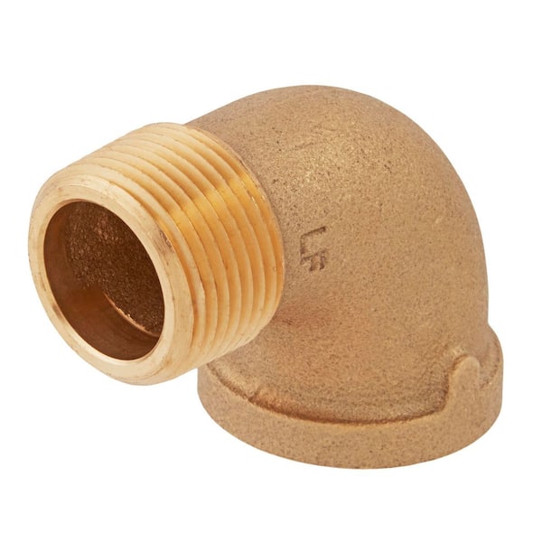 3/4 in. MIP x 3/4 in. FIP 90-Degree Brass Street Elbow Fitting