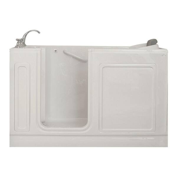 American Standard Acrylic Standard Series 60 in. x 32 in. Walk-In Soaking Tub with Quick Drain in White