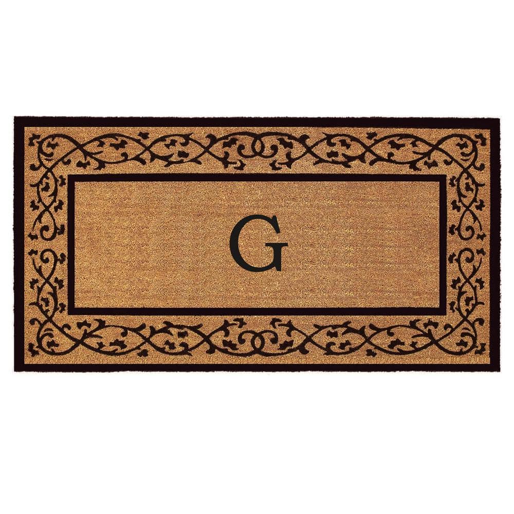 Abbington Monogram Doormat 3' x 6' (Letter G) price history on PriceWatchPro