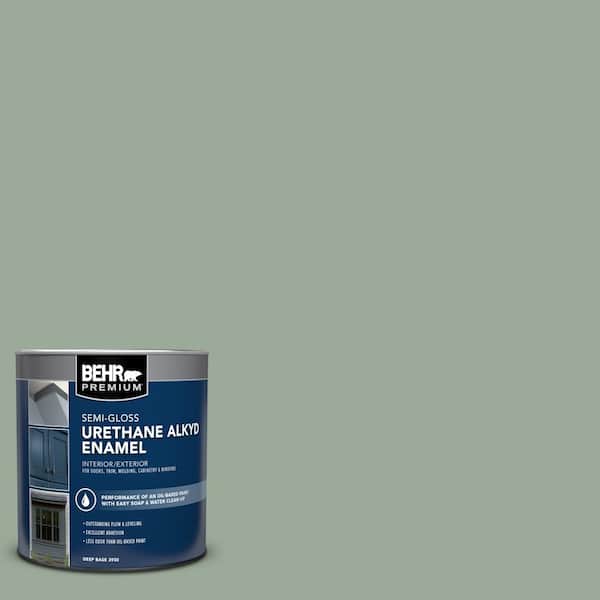 1 qt. #450F-4 Scotland Road Semi-Gloss Enamel Urethane Alkyd Interior/Exterior Paint