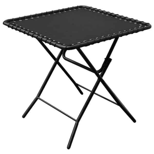 Caravan Sports Black Textilene Patio Folding Table