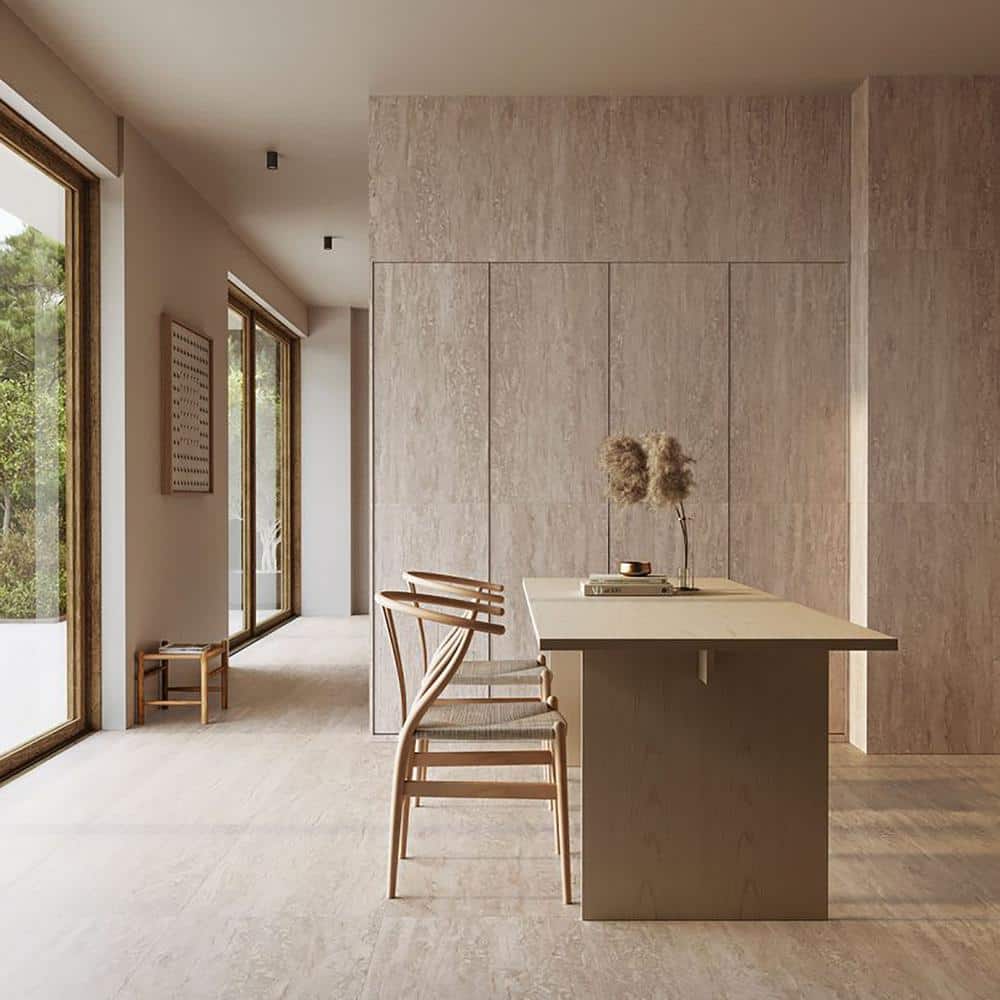 Natural Beige Matte Porcelain 12x24 Rectified Tile