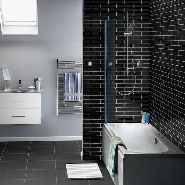 Nero Crafted 3 in. x 12 in. Glossy Ceramic Wall Tile (13 sq. ft./Case)