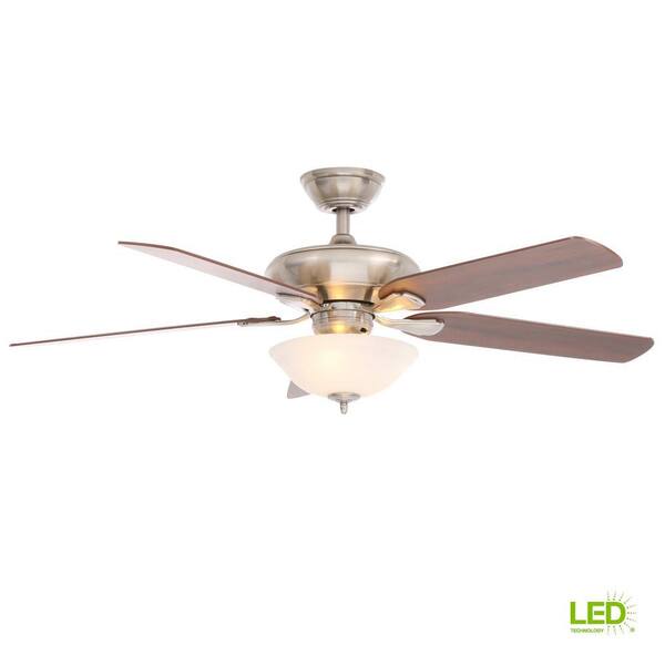 Hampton Bay Flowe 52 In Indoor Led, How To Sync A Hampton Bay Ceiling Fan Remote
