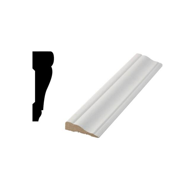 Woodgrain Millwork LWM 442 - 19/32 in. x 2-1/4 in. Primed MDF Door and Window Casing Moulding