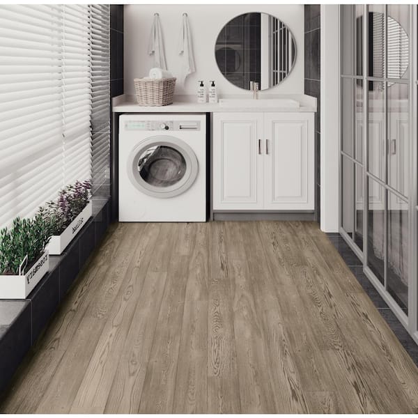 Cinder Cone Oak 0.28 in. T x 6.5 in. W Waterproof Engineered Hardwood Flooring (21.8 sq. ft./case)