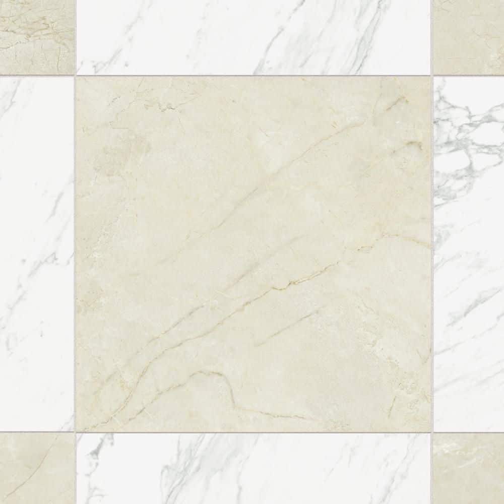 Reve Checker Blanc with Beige 24 in. x 24 in. Porcelain Floor and Wall Tile (31.0 sq. ft. /Case) price history on PriceWatchPro