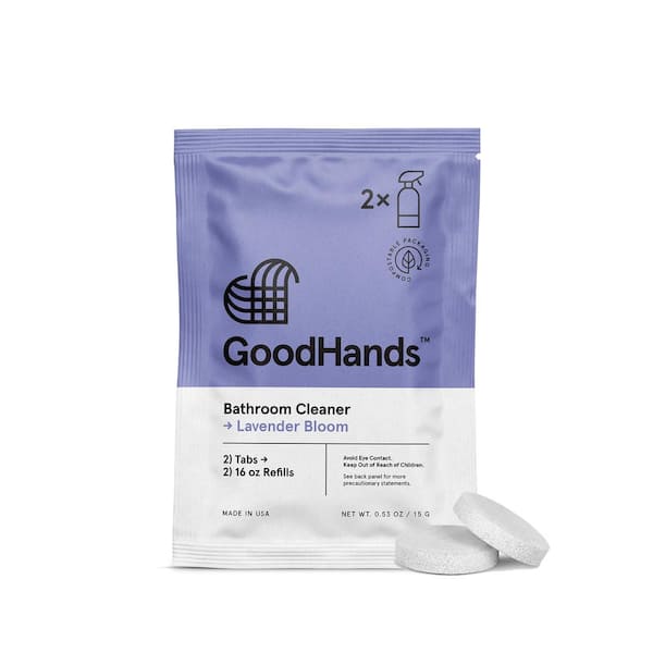 GoodHands 16 oz. Lavender Bloom Scented Bathroom cleaner Tabs (20 Refills)