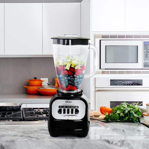 Oster Classic Series 5-Speed Blender, Black, 6 cup, 5 speeds, Easy