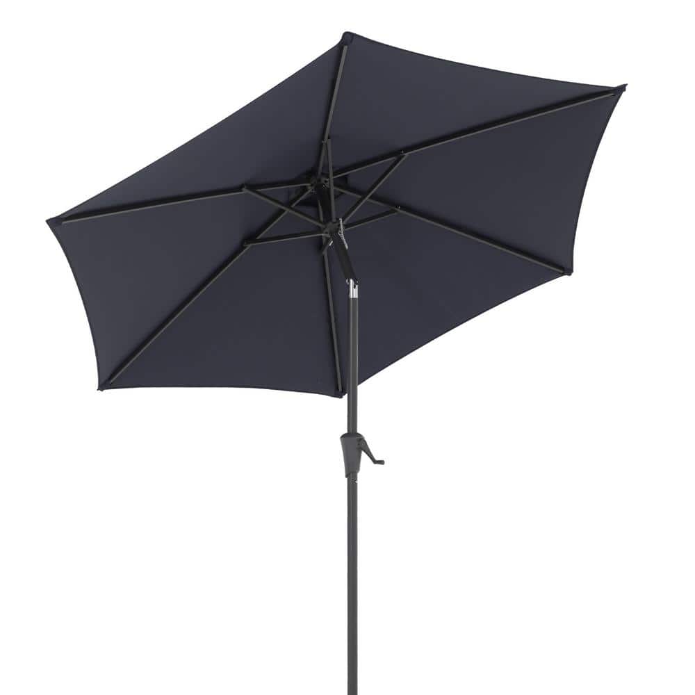 7.5 ft. Patio Umbrella Outdoor Table Market Umbrella with Push Button Tilt 