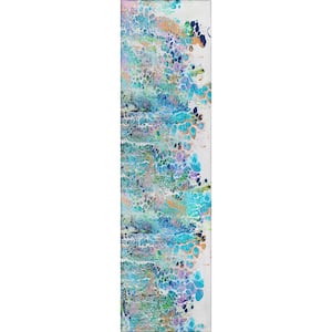 Copeland Twilight 2 ft. 3 in. x 7 ft. 6 in. Abstract Runner Rug