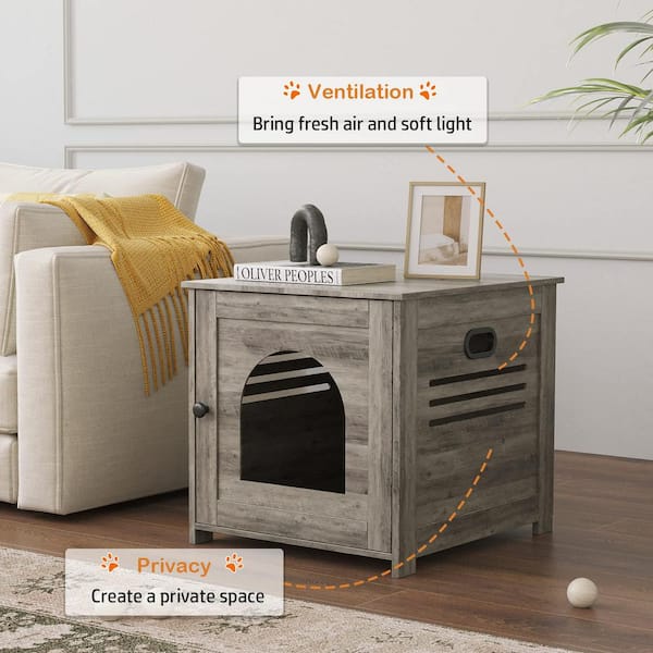 Cat box cheap end table