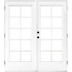 MP Doors 60 in. x 80 in. Fiberglass Smooth White Right-Hand Outswing ...