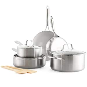 10-Piece Stainless Steel Pro Cookware Set