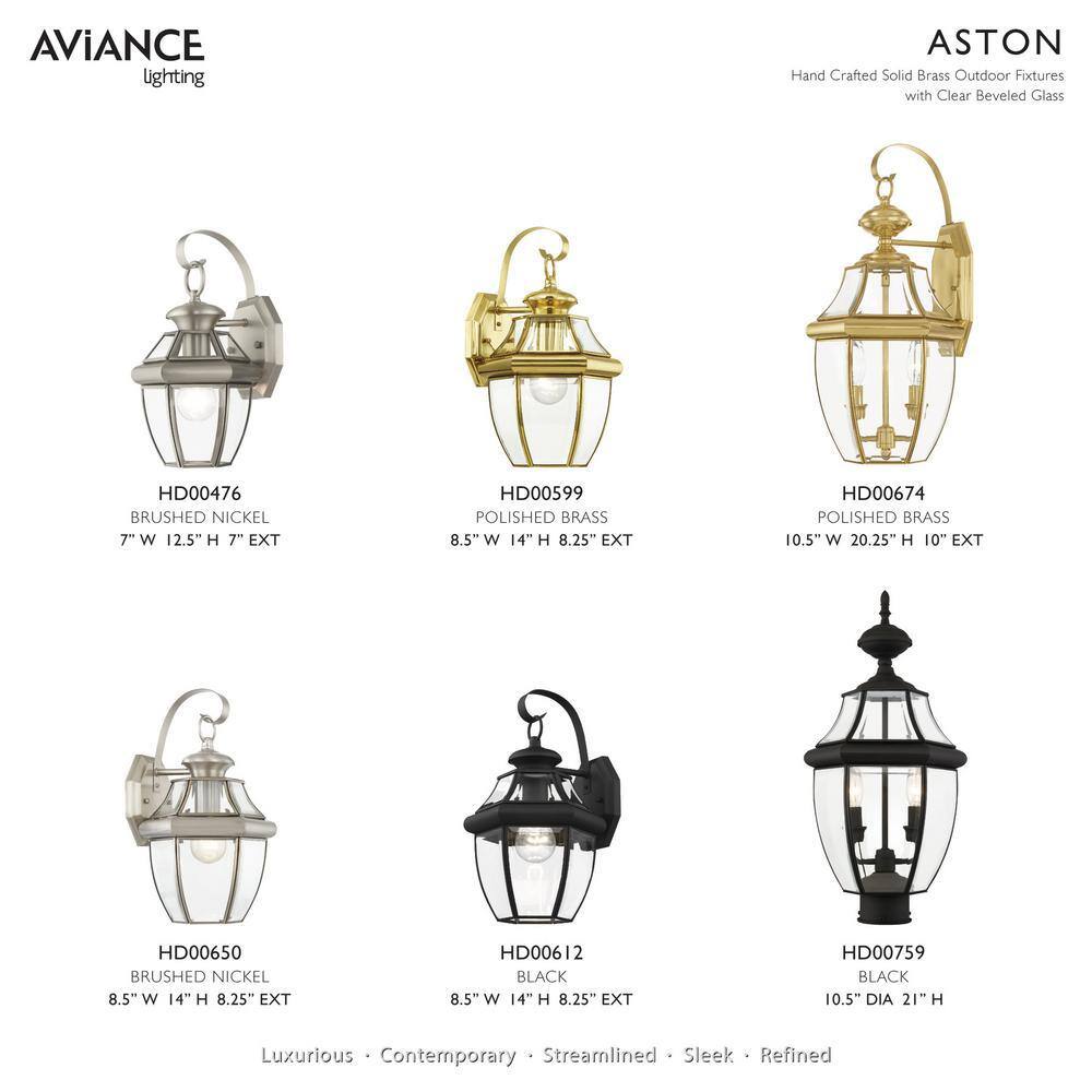 Brushed Nickel Traditional Outdoor Wall Sconce with Dome Shade