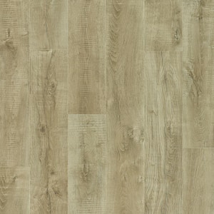 Outlast+ Sesame Walters Oak 12 mm T x 7.4 in. W Waterproof Laminate Wood Flooring (19.63 sqft/case)