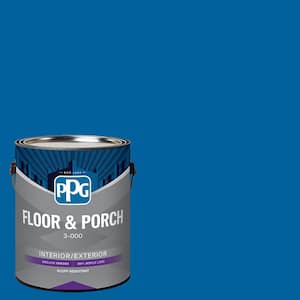 1 gal. PPG1239-7 Rave Regatta Satin Interior/Exterior Floor and Porch Paint