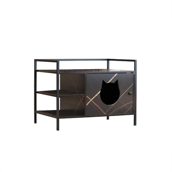 Foobrues Cat Litter Box Furniture Hidden Litterbox Enclosures