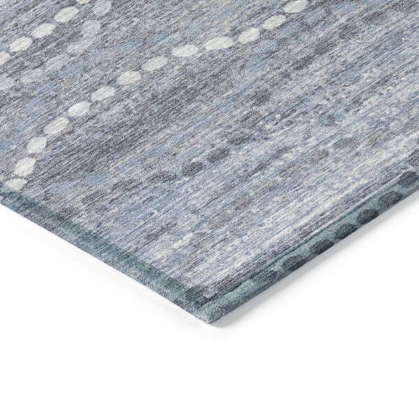 Chantille Machine Washable Indoor/Outdoor Abstract ACN2030 Blue 3 ft. x 5 ft. Area Rug