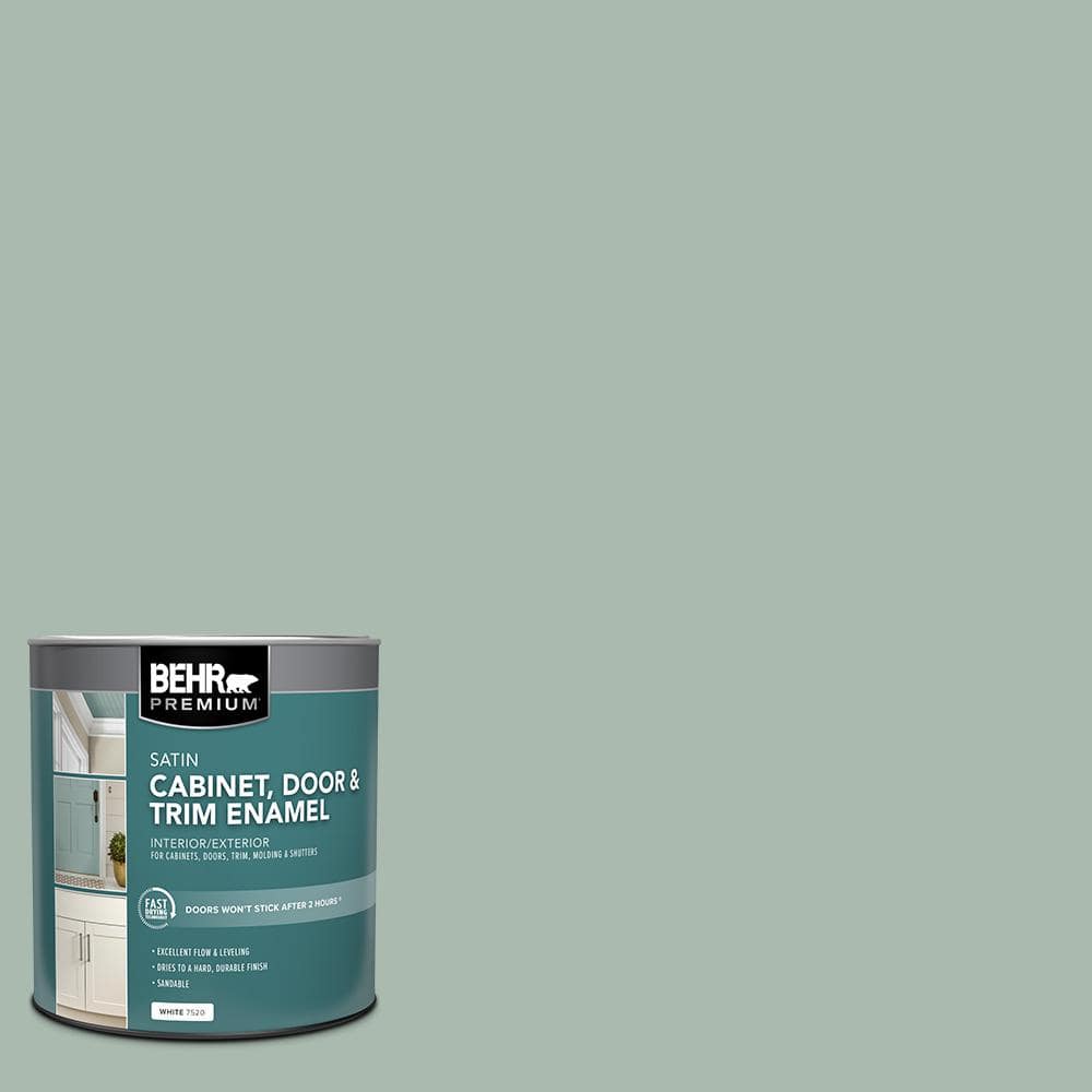 BEHR PREMIUM 1 qt. PPU1114 Zen Satin Enamel Interior/Exterior