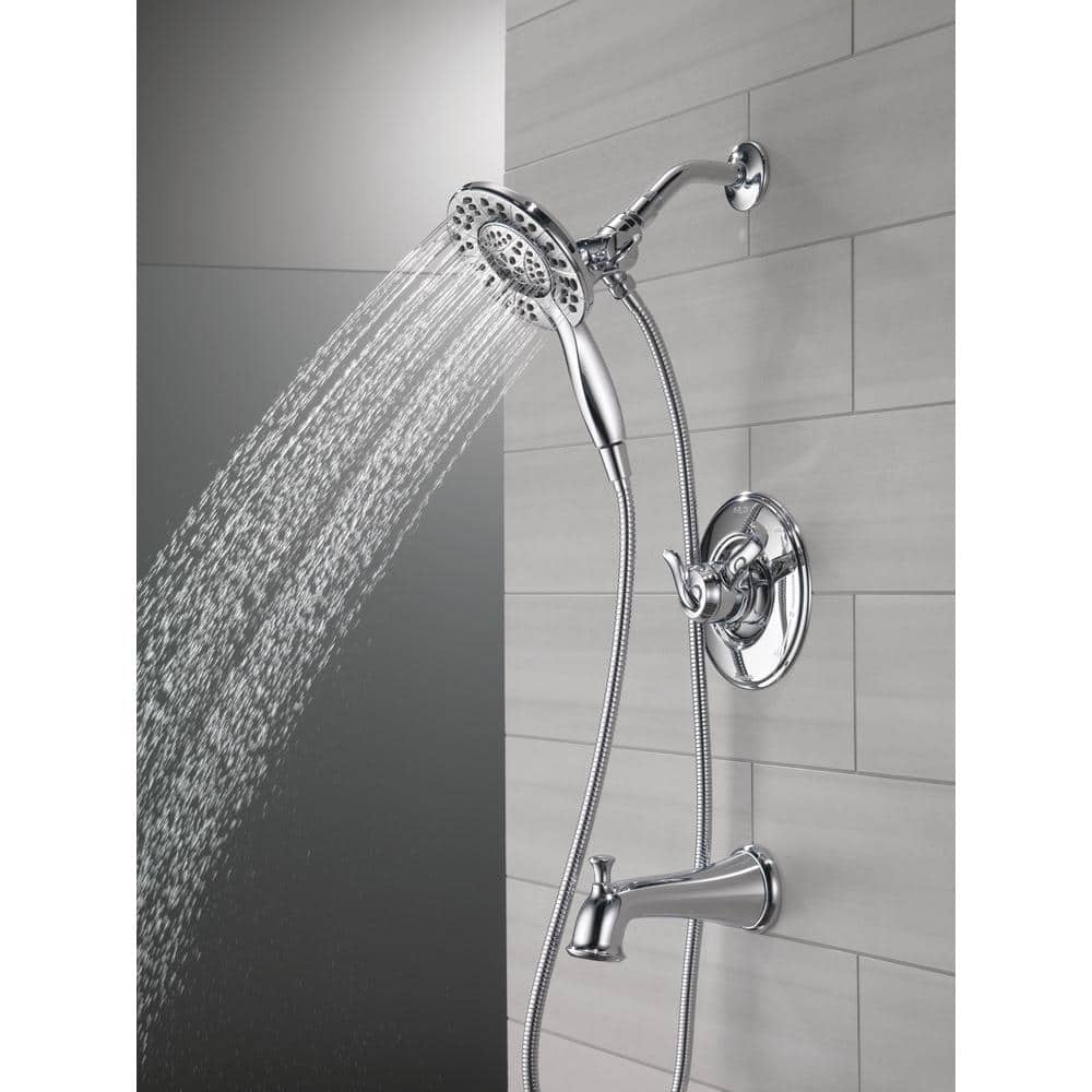 Chrome Multi-Function Handheld Wall Mounted Shower System