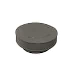 8 in. D Aluminum Vent Pipe Cap in Weatherwood