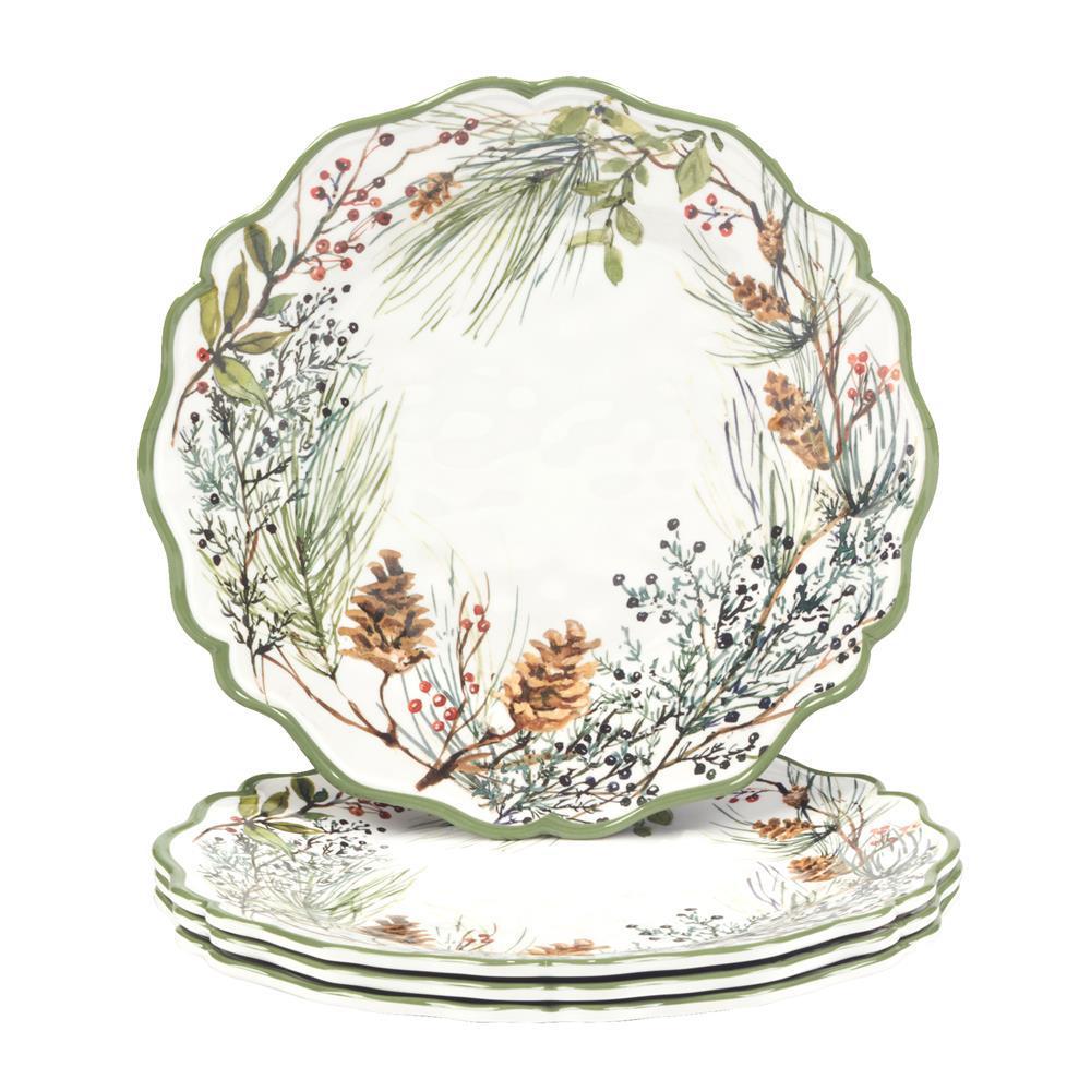Winters Forest Dinner Plate 11 (Set of 4)