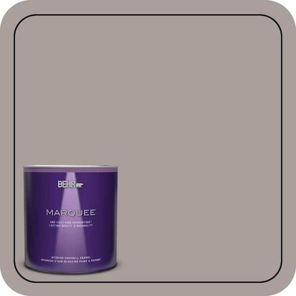 BEHR MARQUEE 1 qt. #T16-18 Mauve Melody Eggshell Enamel Interior Paint & Primer
