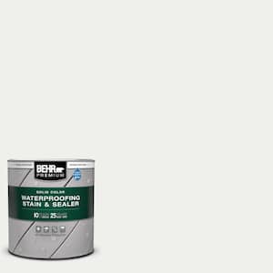 1 qt. #57 Frost Solid Color Waterproofing Exterior Wood Stain and Sealer