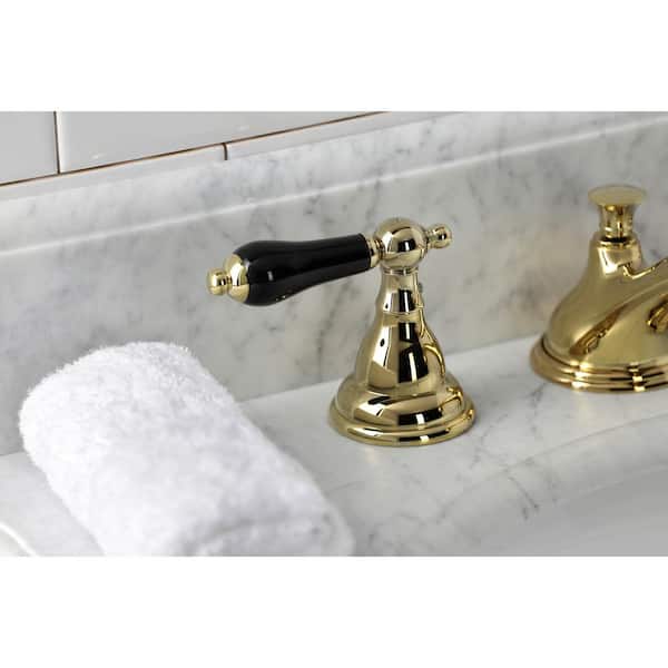 Duchess 8 in. Widespread 2-Handle Bathroom Faucet in Polished Brass