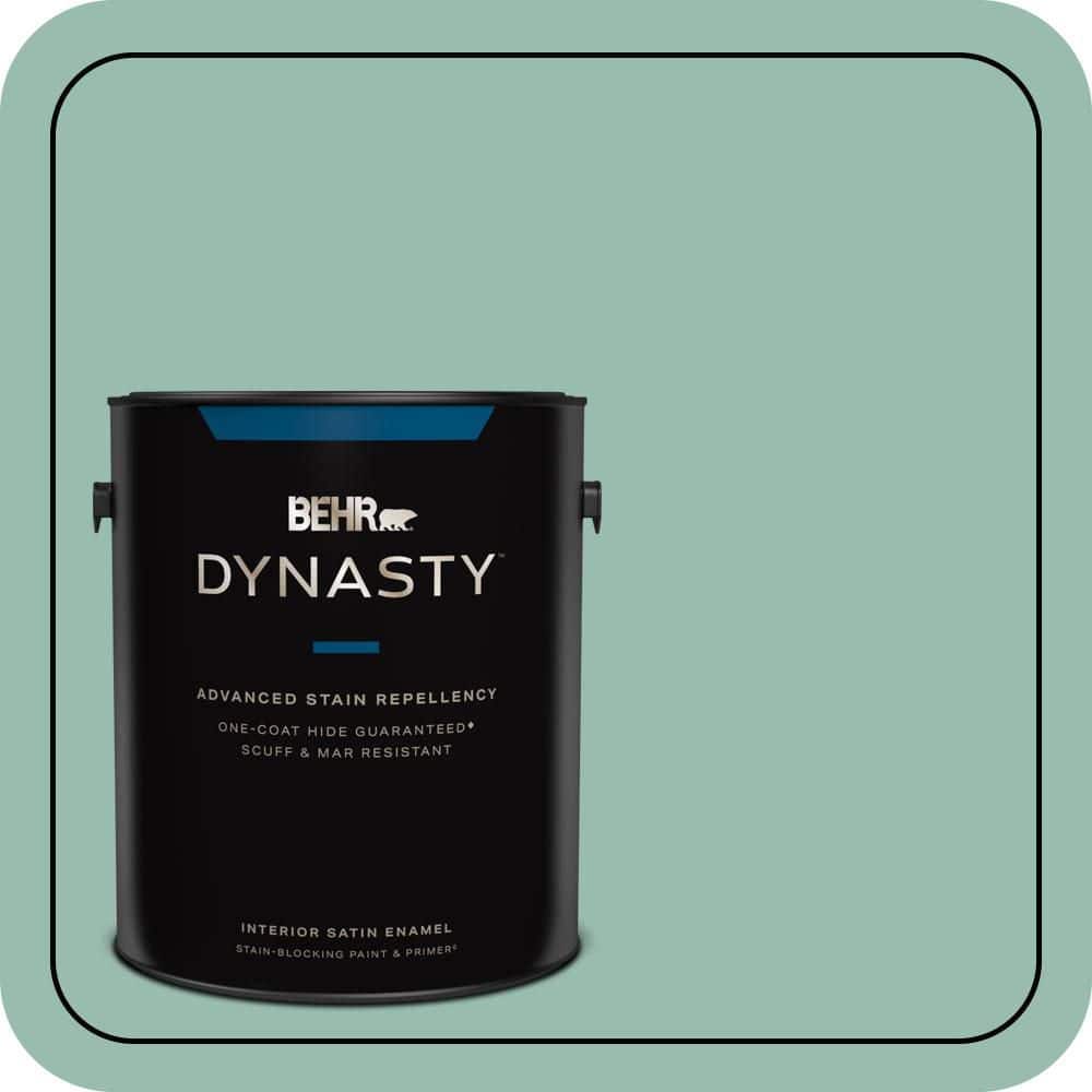 1 gal. #M430-4 Sunstone One-Coat Hide Satin Enamel Interior Stain-Blocking Paint & Primer price history on PriceWatchPro