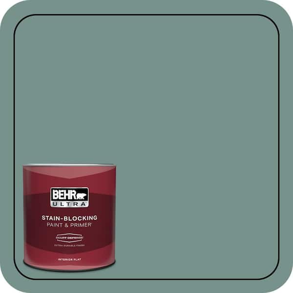 BEHR ULTRA 1 qt. #S430-5 Longmeadow Extra Durable Flat Interior Paint & Primer
