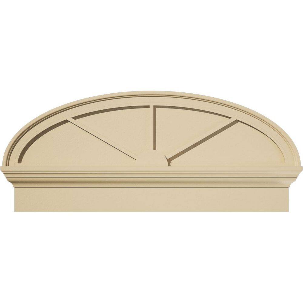 36-in W x 15-7/8-in H x 2-3/4-in P Elliptical 3 Spoke Signature Urethane Combination Pediment, Primed Tan price history on PriceWatchPro