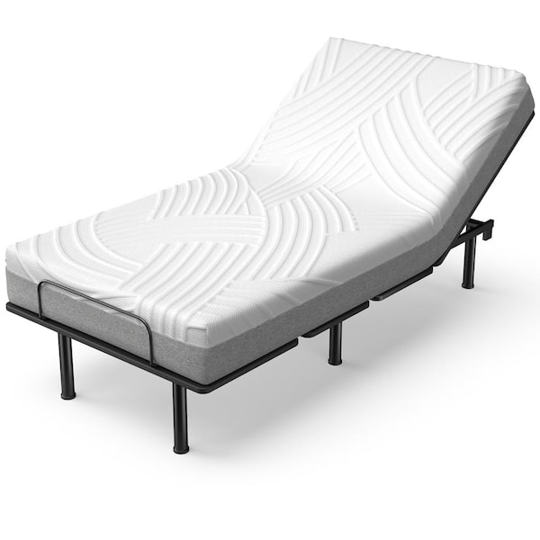 Twin Xl Bed Mattress Gel Memory Foam, Twin Adjustable Bed With Mattress