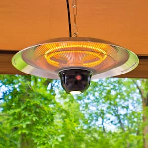 1500-Watt Infrared Electric Outdoor Hanging Heater with LED and Remote