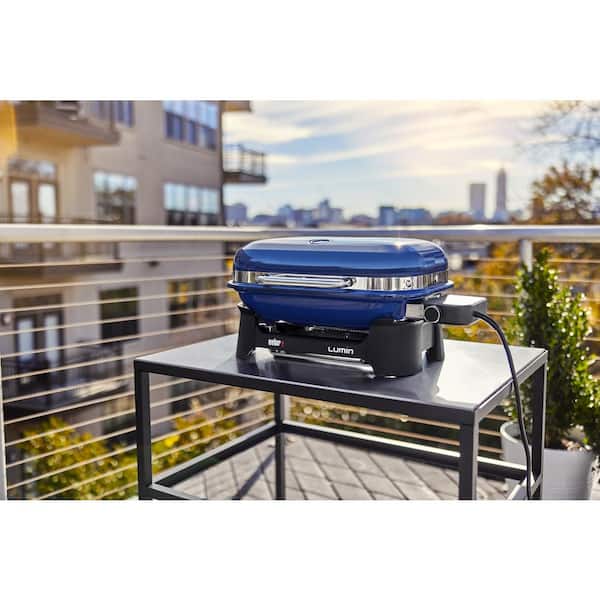 New Outdoor Electric Grills  Ocean Blue Lumin Electric Grill