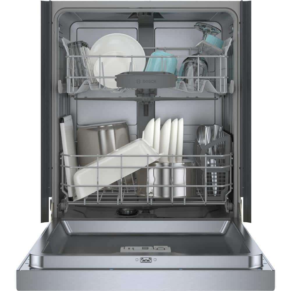 24" Stainless Steel Front Control Built-In Dishwasher