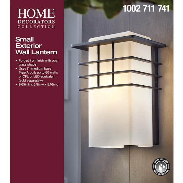 Home decorators medium on sale exterior wall lantern