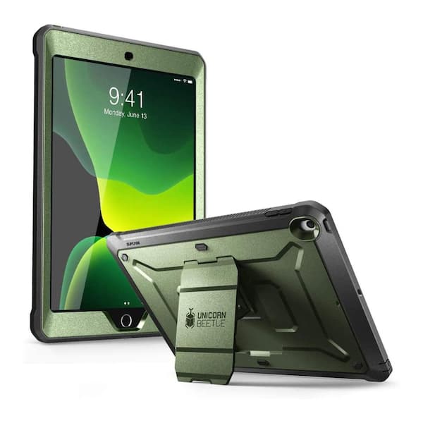 SUPCASE iPad 10.2 inch Unicorn Beetle PRO Rugged Case-Dark Green