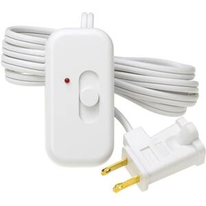 Credenza Plug-In Dimmer for Incandescent and Halogen with Locator Light, White