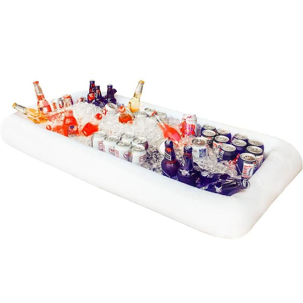 24 in. Inflatable Ice Serving Buffet Bar with Drain Plug (Pack of 1)