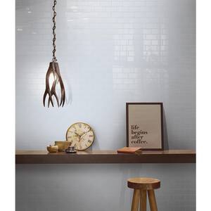 Chianti White 11.57 in. x 11.34 in. x 0.2 in. Glass Peel and Stick Tile (5.47 sq. ft./Case)